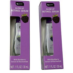 b.pure Glow Up Retinol Serum 2 Pack | Blackberry + Niacinamide